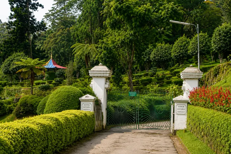 Ashok Vatika at Hakgala Sri Lanka, legendary garden associated with Sita Devi during her captivity in Lanka according to the Ramayana