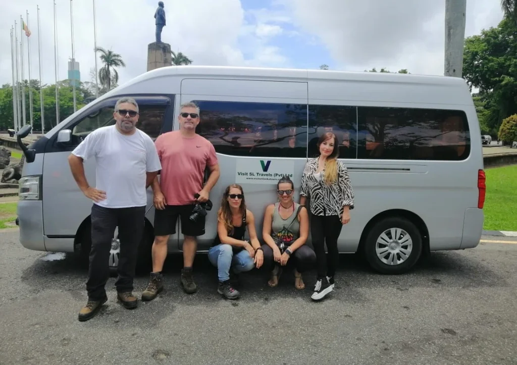 Grand Tourist Van with driver for private Sri Lanka tours and family travel