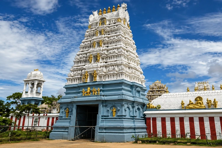 Munneshwaram Temple in Chilaw Sri Lanka, a sacred Ramayana pilgrimage site associated with Lord Rama