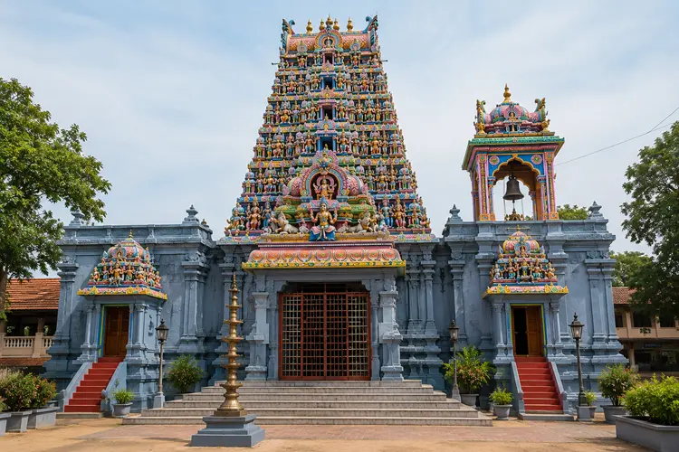 Thiruketheeswaram Temple in Mannar Sri Lanka, one of the ancient Pancha Ishwaram temples dedicated to Lord Shiva